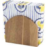 Natural acacia wood napkin holder, ideal for the table wood colour