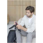 Water-resistant RFID accessory organiser bag black colour lifestyle image