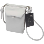 Water-resistant RFID accessory organiser bag light grey colour