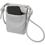 Water-resistant RFID accessory organiser bag light grey colour second view