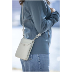 Water-resistant RFID accessory organiser bag light grey colour lifestyle image 2