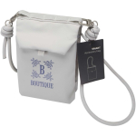 Water-resistant RFID accessory organiser bag light grey colour transfer printing view
