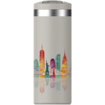 Leakproof double-wall thermal tumbler with fliptop lid 350ml Stanley grey colour