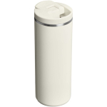 Leakproof double-wall thermal tumbler with fliptop lid 350ml Stanley beige colour second rear view