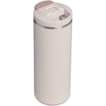Leakproof double-wall thermal tumbler with fliptop lid 350ml Stanley light pink colour second rear view