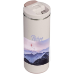Leakproof double-wall thermal tumbler with fliptop lid 350ml Stanley light pink colour