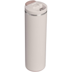 Double-wall thermal tumbler with leakproof lid 470ml Stanley light pink colour second rear view