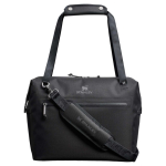 Cooler bag with mesh pocket and zip for 20 cans Stanley black colour second rear view