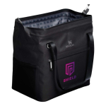 Cooler bag with mesh pocket and zip for 20 cans Stanley black colour