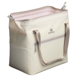 Cooler bag with mesh pocket and zip for 20 cans Stanley beige colour second view