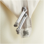 Stanley mini cool bag with durable zip for 10 cans beige colour close-up view 2