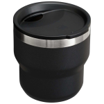 Stanley 295 ml double-wall stainless steel stackable thermal mug black colour third rear view