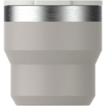 Stanley 295 ml double-wall stainless steel stackable thermal mug grey colour second rear view
