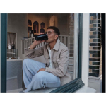 Thermal mug with spill-resistant lid and double wall 473ml Stanley black colour lifestyle image