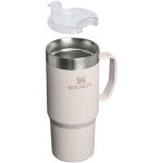 Thermal mug with spill-resistant lid and double wall 473ml Stanley light pink colour