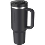 Stanley 1.18 L leakproof flip straw thermal tumbler black colour