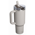 Stanley 1.18 L leakproof flip straw thermal tumbler grey colour second rear view