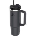 Stanley 890 ml insulated tumbler with rotating lid and reusable straw black colour