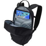 Compact Thule 12L everyday backpack with reflective details black colour third view