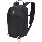 Compact Thule 12L everyday backpack with reflective details black colour fourth view