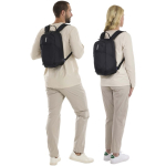 Compact Thule 12L everyday backpack with reflective details black colour lifestyle image