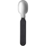 BPA-free Mepal folding spoon with protective case black colour close-up view 1