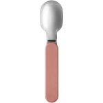 BPA-free Mepal folding spoon with protective case pink colour close-up view 1