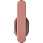 BPA-free Mepal folding spoon with protective case pink colour close-up view 2