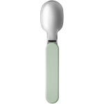 BPA-free Mepal folding spoon with protective case apple green colour close-up view 1