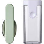 BPA-free Mepal folding spoon with protective case apple green colour third view