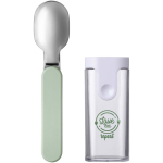 BPA-free Mepal folding spoon with protective case apple green colour pad printing view