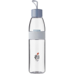 Leakproof water bottle with integrated loop 700ml Mepal blue colour pad printing view