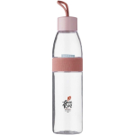Leakproof water bottle with integrated loop 700ml Mepal pink colour pad printing view