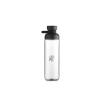 Water bottle with leakproof flip-top lid 900ml Mepal black colour pad printing view