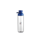 Water bottle with leakproof flip-top lid 900ml Mepal pastel blue colour pad printing view