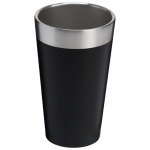 Stackable double-wall vacuum-insulated tumbler 470ml Stanley black colour second rear view