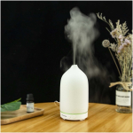 Prixton humidifier with 7-colour LED light and timer white colour lifestyle image 2