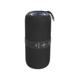 Prixton 30 W wireless speaker with microphone and USB-C charging black colour third front view