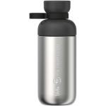 Water bottle with dual opening and screw cap 500ml Mepal black colour printed logo view 2