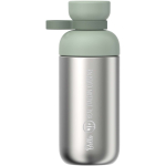 Water bottle with dual opening and screw cap 500ml Mepal apple green colour printed logo view 2