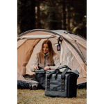 Portable cooler with roll-top closure and insulation Nordic Drift 22L black colour ambient view 2