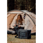 Large cooler bag with leakproof lining Nordic Drift Storm 20L black colour ambient view