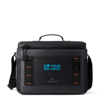 Large cooler bag with leakproof lining Nordic Drift Storm 20L black colour printing view