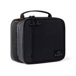 Thermal lunch bag with outer pocket and handle Nordic Drift Storm black colour third view