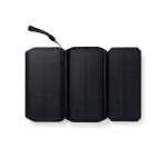 Foldable solar power bank with fast charging Nordic Drift Titan 10000mAh black colour second view