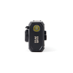 Emergency radio with power bank Nordic Drift Titan 4000mAh black colour view with logo