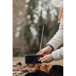 Emergency radio with power bank Nordic Drift Titan 4000mAh black colour ambient view