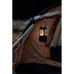 Camping lantern with speaker and USB-C charging Nordic Drift Everest 10W black colour ambient view 2