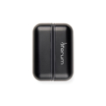 Magnetic hand warmer with power bank Nordic Drift Everest 6000mAh black colour view with logo