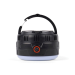 Compact camping torch with crank and 200 lm Nordic Drift Everest black colour second view